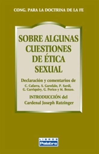 Sobre algunas cuestiones de ética sexual.